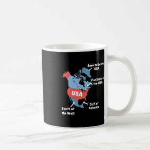 Caneca De Café Armário Engraçado Dos Eua - Canadá, Gronelândia, G