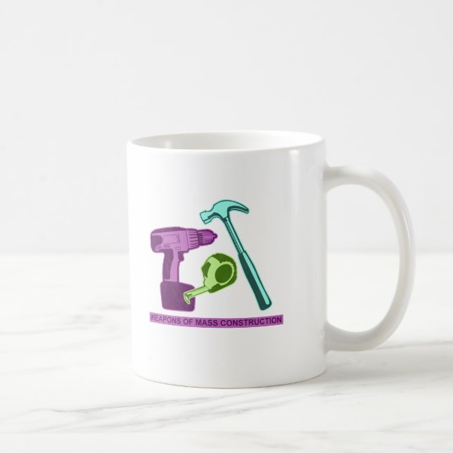 Caneca De Café Armas da construção maciça (Direita)