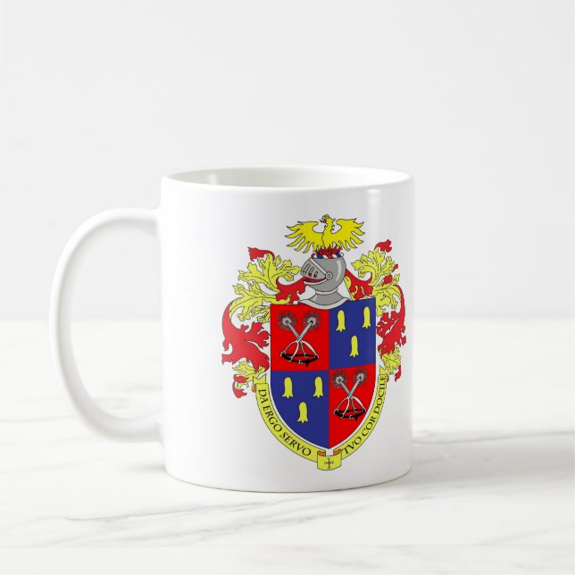 Caneca De Café Armas de don Carlos Cerda Acevedo Coffee Mug - Siz (Esquerda)