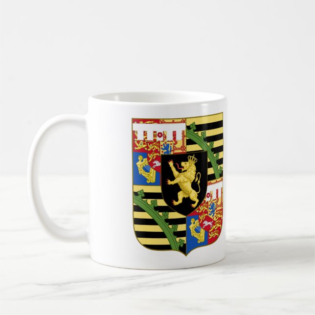 Caneca De Café Armas Do Rei Leopold I Da Coffee Mug (Esquerda)
