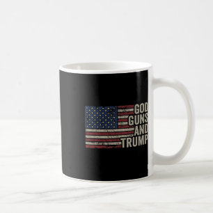 Caneca De Café Armas e Trump - Pro God Gun Funny Republican Usa