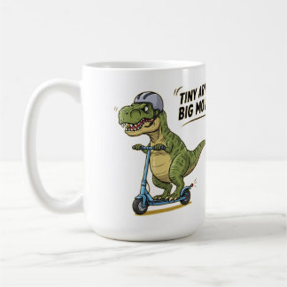 Caneca De Café Armas pequeninas. Grande Energia. Dino on Wheels!