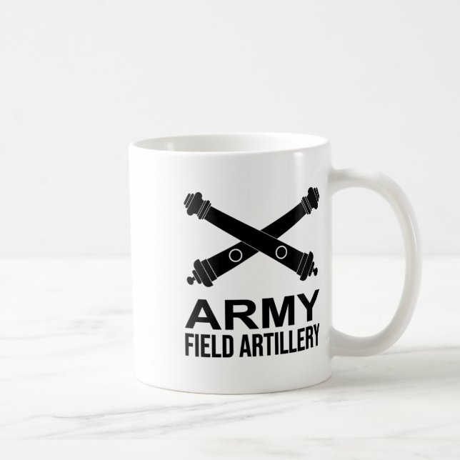 Caneca De Café Army Field Artillery Branch Us Usa 1  (Direita)