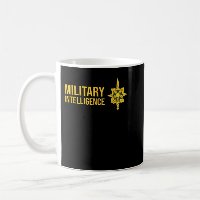CANECA DE CAFÉ ARMY MILITARY INTELLIGENCE CORPS EUA  (Esquerda)