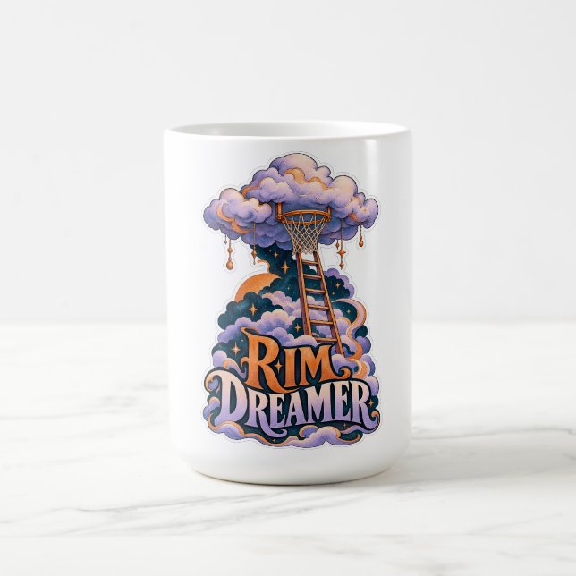 Caneca De Café Aro de Basquete Rim Dreamer Cloud (Centro)
