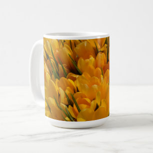 Caneca De Café Aroma de Croco Amarelo - Flores Amarelas Ouros