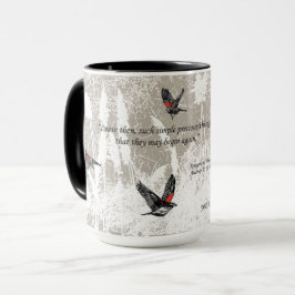 Caneca de café "Arpeggio of Redwings"