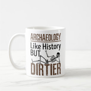 Caneca De Café Arqueologia Como História, Mas Estranha