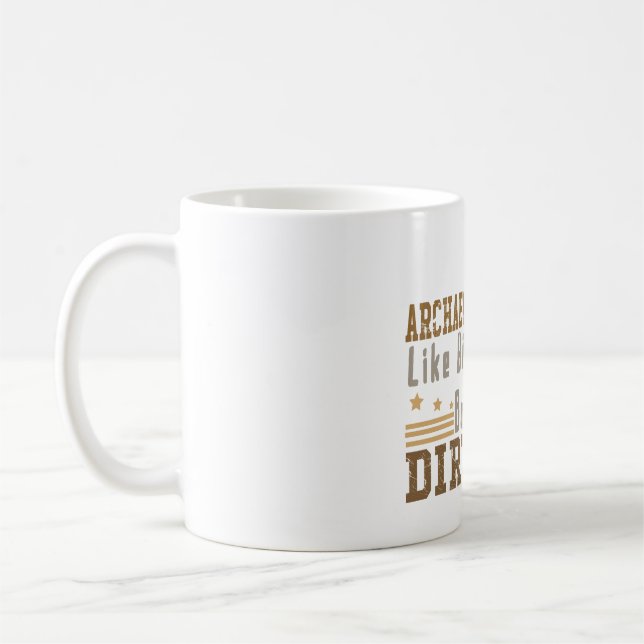 Caneca De Café Arqueologia Como História, Mas Estranha (Esquerda)