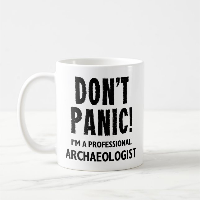 Caneca De Café Arqueólogo (Esquerda)