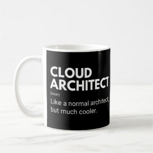 Caneca De Café Arquiteto de Nuvem Como Um Arquiteto Normal Mas Ma
