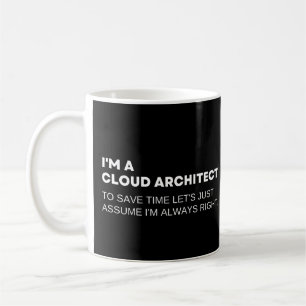 Caneca De Café Arquiteto de Nuvem Engenheiros Divertidos