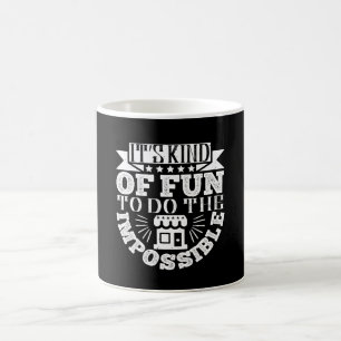 Caneca De Café Arquiteto - É um tipo de diversão fazer o imposs