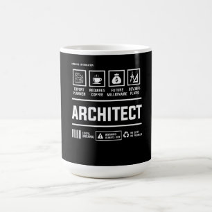 Caneca De Café Arquiteto Manipulando o Presente de Mens da Arquit