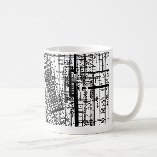Caneca De Café arquitetura 2 (Direita)