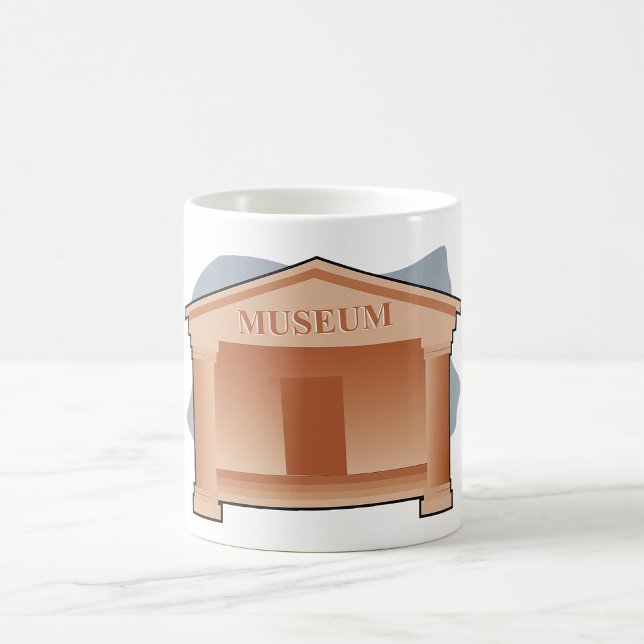 Caneca De Café Arquitetura Clássica de Museu (Criador carregado)