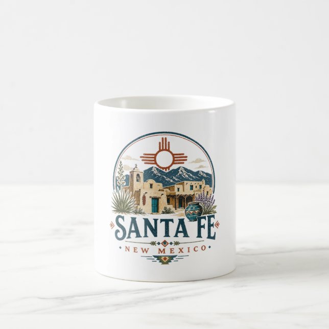 Caneca De Café Arquitetura de Adobe Santa Fe Novo México Sudoeste (Centro)