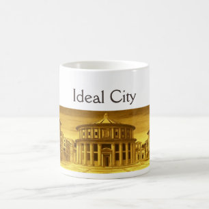 CANECA DE CAFÉ ARQUITETURA DE CIDADE IDEAL/RENAISSÂNCIA, ARQUITE