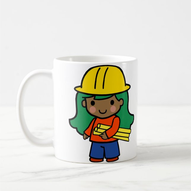 Caneca De Café Arquitetura/Engenheiro Futuro (Esquerda)