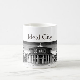 CANECA DE CAFÉ ARQUITETURA IDEAL DE CIDADE/RENASCENÇA, ARQUITETO