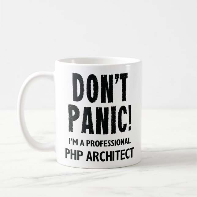 Caneca De Café Arquitetura PHP (Esquerda)