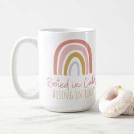 Caneca De Café Arrastada em Calma, Ascensão em Lâmpada Inspiracio