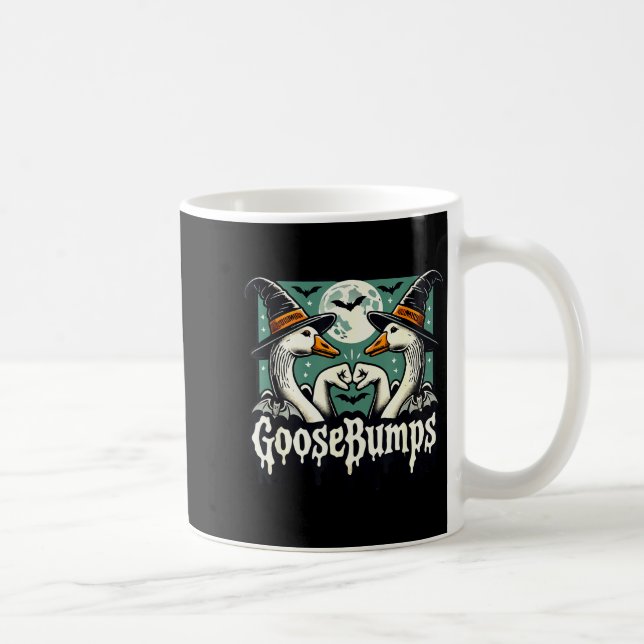 Caneca De Café Arrepios de ganso Arrepios de ganso Gansos engraça (Direita)