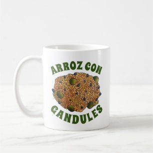 Caneca De Café Arroz con Gandules Puerto Rican Comida Rice Peas