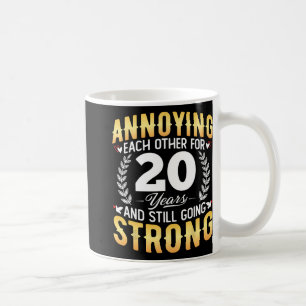 Caneca De Café Arruinando-Se Por 20 Anos - Casando 20