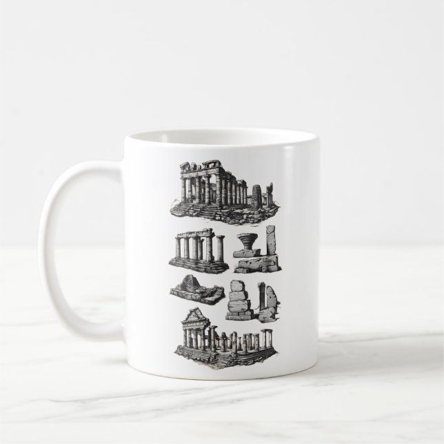 Caneca De Café Arruínas antigas e sítios arqueológicos (Esquerda)