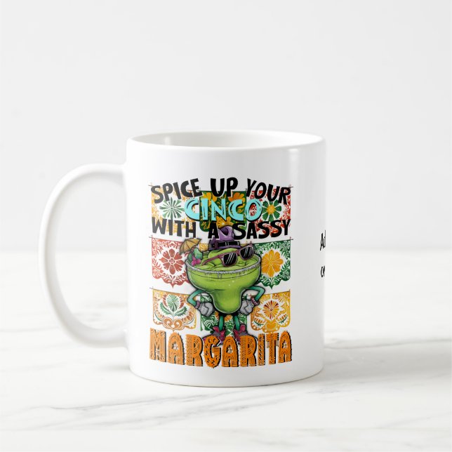 Caneca De Café Arrumem seus Cinco, Sassy Margarita, México (Esquerda)