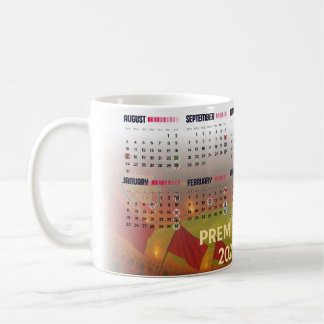Caneca De Café Arsenal 2025/2026 Premier League Calendar Mug