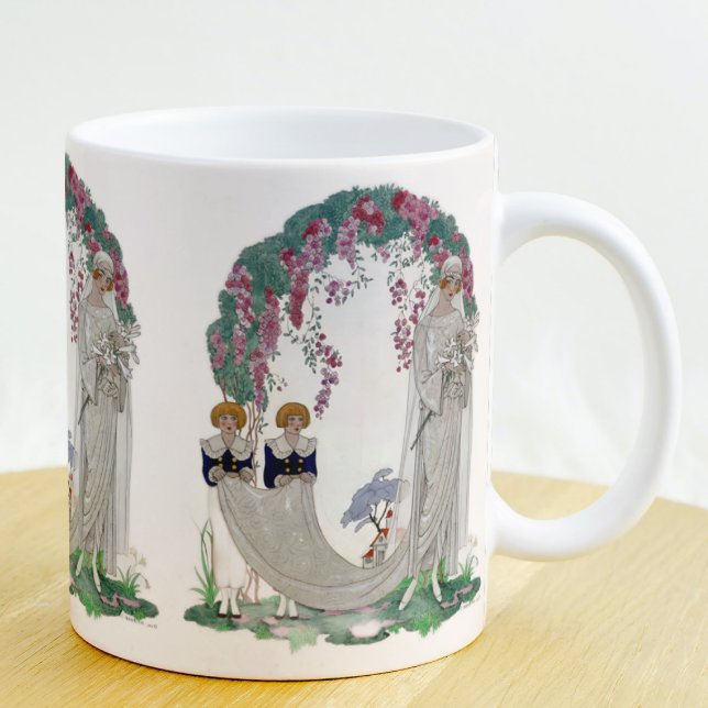 Caneca De Café Art Deco Bride (Criador carregado)