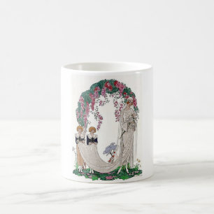 Caneca De Café Art Deco Bride