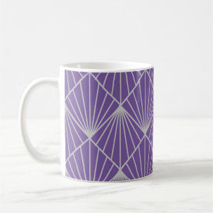 Caneca De Café Art Deco Diamantes