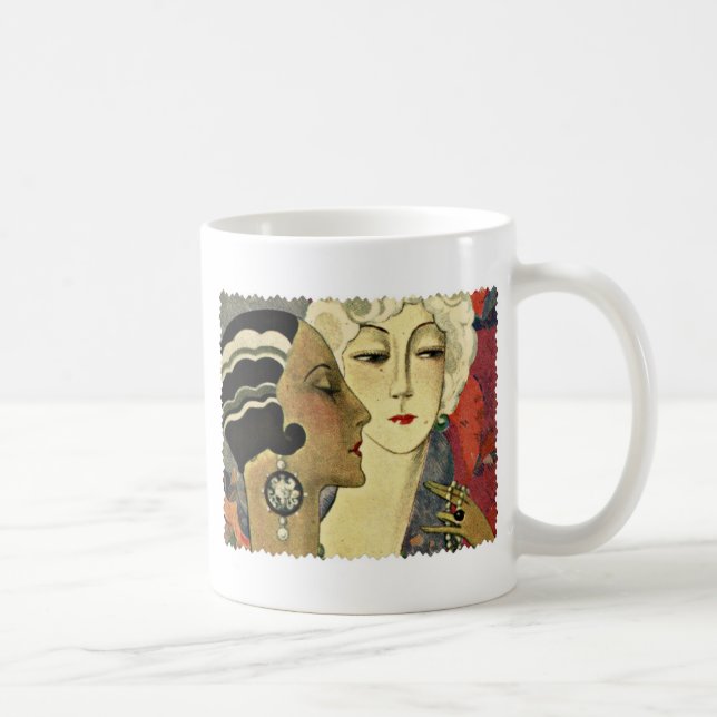 Caneca De Café Art Deco Ladies (Direita)