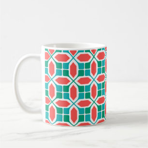 Caneca De Café Art Deco Mosaico