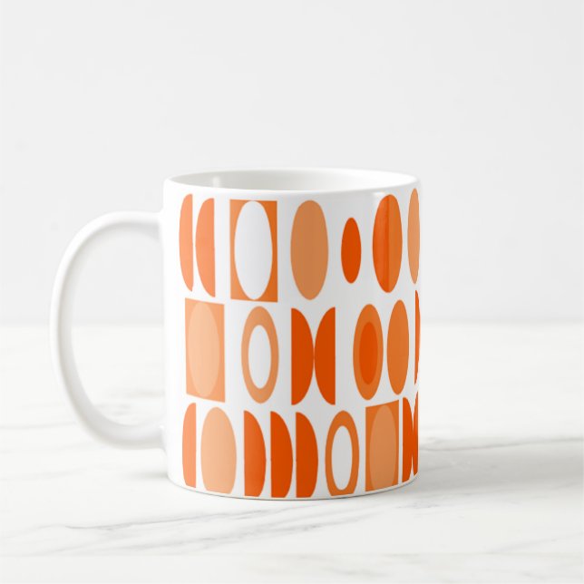 Caneca De Café Art Deco Oval (Esquerda)