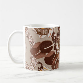Caneca De Café Art Deco protea flor