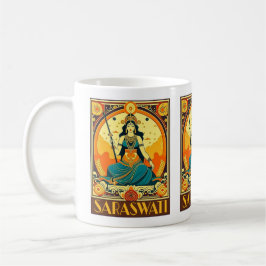 Caneca De Café Art Deco Saraswati