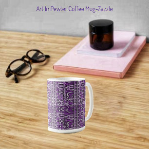 Caneca De Café Art In Pewter