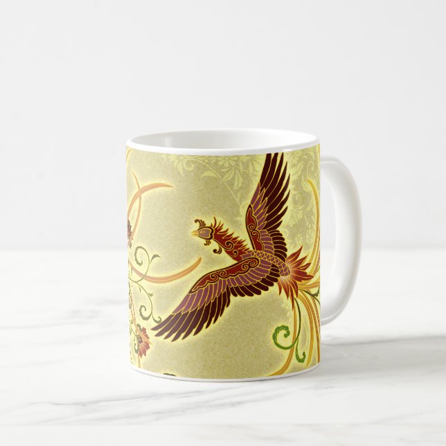 Caneca De Café Art Mug"Phoenix” (Frente Esquerda)