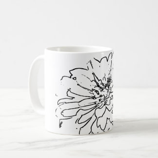 Caneca De Café Art Natural Flower