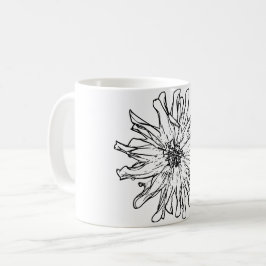 Caneca De Café Art Natural Flower
