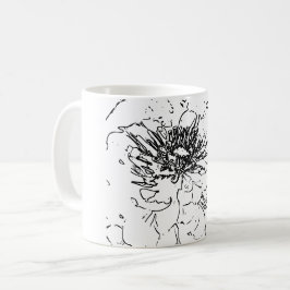 Caneca De Café Art Natural Flower