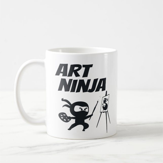 Caneca De Café Art Ninja (Esquerda)