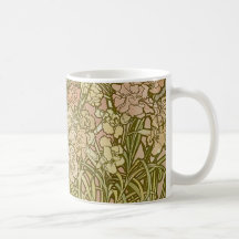 Art Nouveau Alfonse Mucha Flores de cravo florais