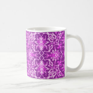 Caneca De Café Art Nouveau Azulejo Chinês - Ametist Roxo