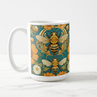 Caneca De Café Art Nouveau Bumble Bee Mug