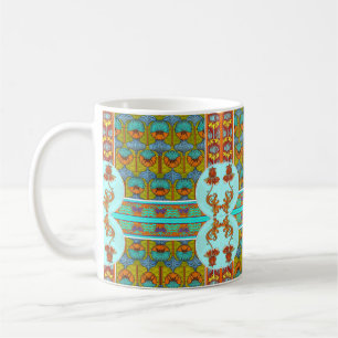 Caneca De Café Art nouveau floral